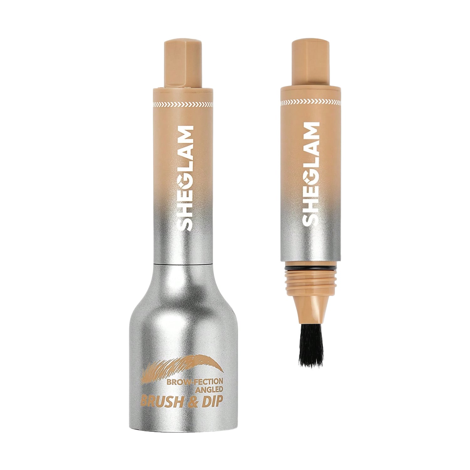 Помада для брів Sheglam Brow-Fection Angled Brush &amp; Dip, Latte, 1.2 мл